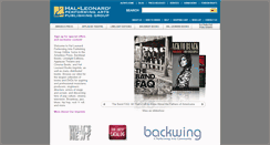 Desktop Screenshot of halleonardbooks.com